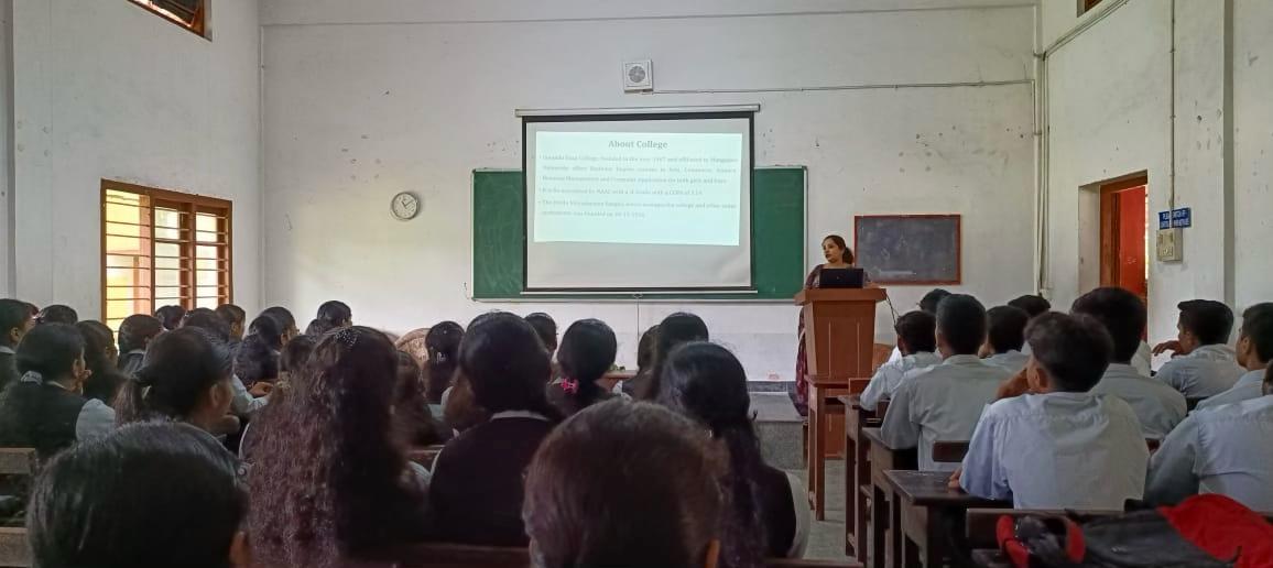 Orientation to 1st year B.com students