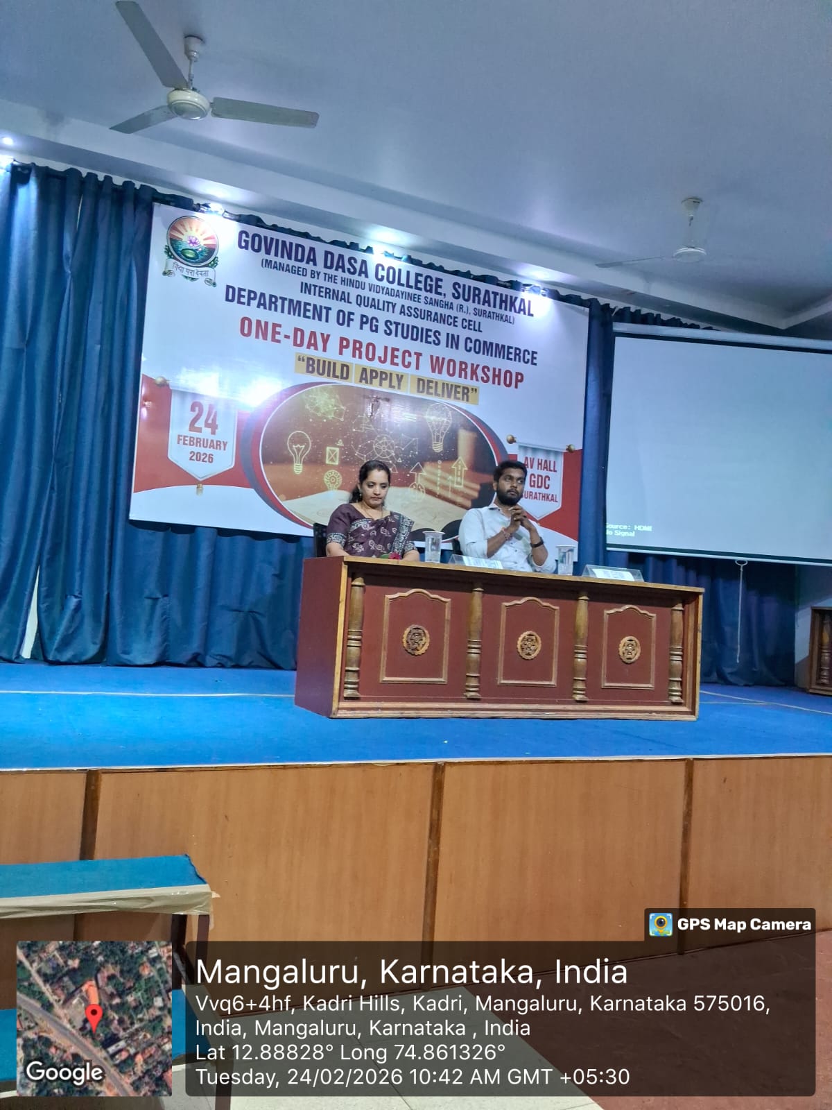 One-Day Project Work Shop on “BUILD, APPLY, DELIVER”-2025